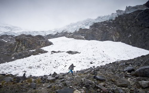 Pérdida de glaciares por cambio climático en Perú